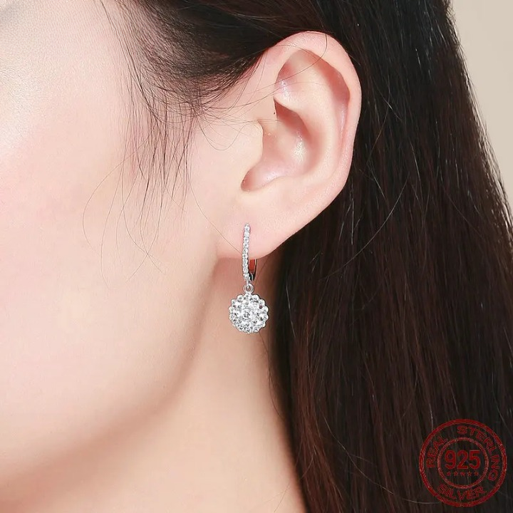 Rose earrings