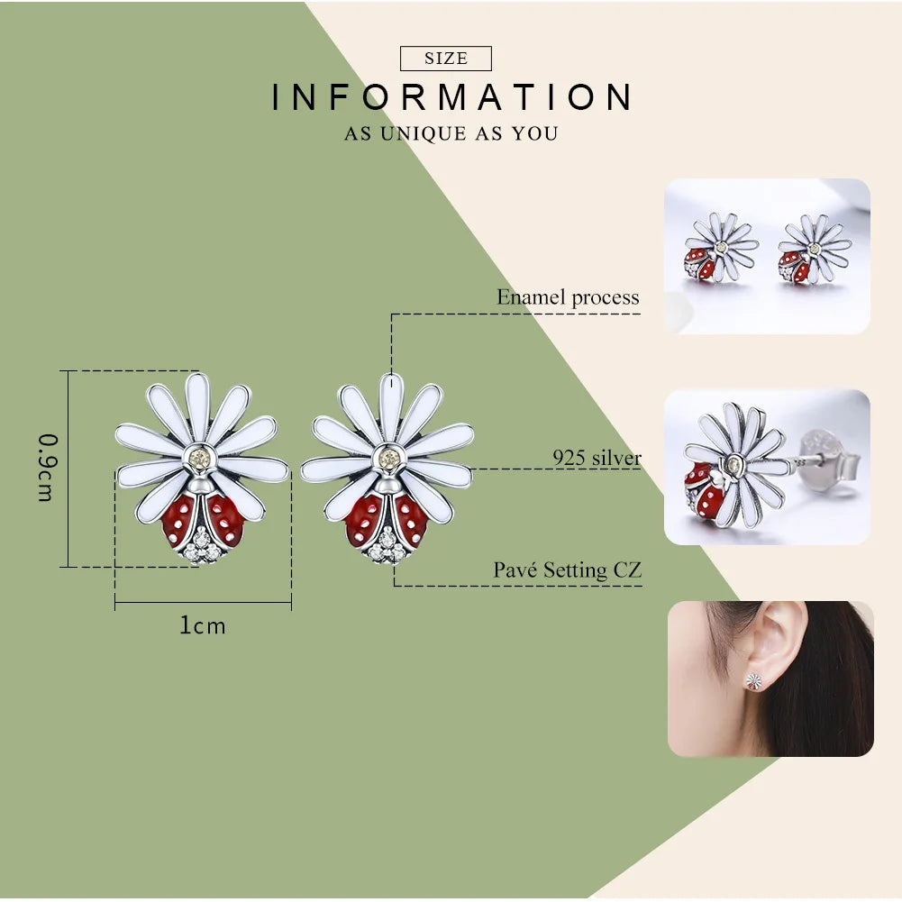 Chrysanthemum earrings